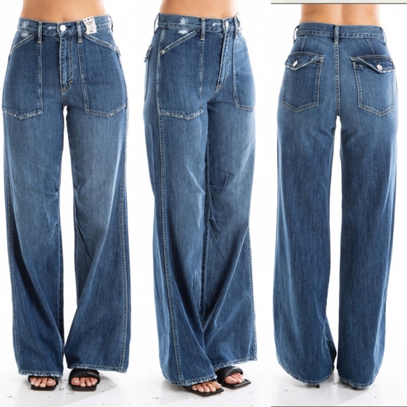 AMO Severine Cargo Jeans in lovely Wash Size 29 - Picture 1 of 5